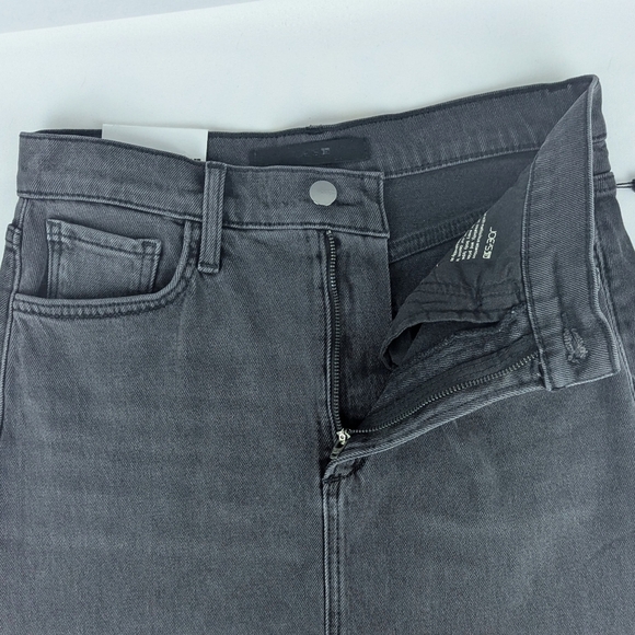 JOE'S The Tulie Skirt Midi Stretch Denim Five Pocket Style A-Line Black 27 NWT - Picture 11 of 16